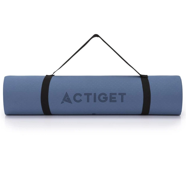 Килимок для вправ Actiget Протиковзкий 183 x 61 см Синій ACT0021 (5908455308281) - зображення 12