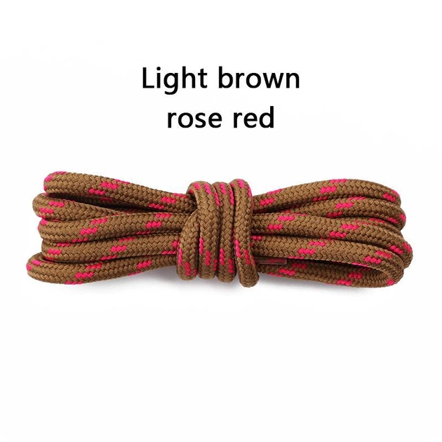 Шнурки круглые для обуви Shoelaces 140 см Light brown rose redКоричнево-рожевий - Фото 1 Шнурки круглые для обуви Shoelaces 140 см Light brown rose redКоричнево-рожевий - изображение 1