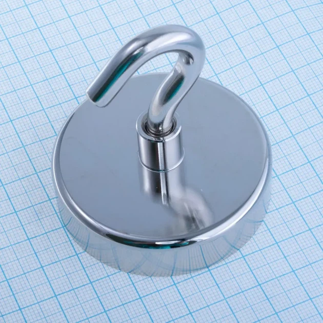 Магніт пошуковий NdFeB D60mm (N38) 160 кг - зображення 2