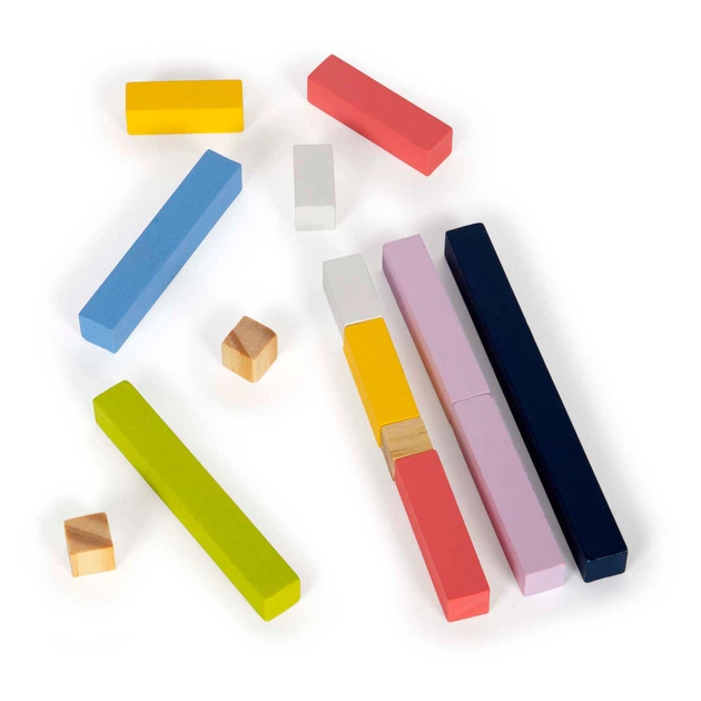 Zabawka edukacyjna Small Foot Drewniane pudełko edukacyjne z patyczkami do liczenia i klockami liczbowymi (12559) (4020972125590) - obraz 10