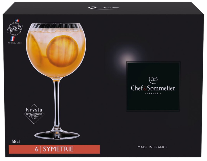 Келих Chef & Sommelier SYMETRIE 580 мл (6 шт) - Фото 9 Келих Chef & Sommelier SYMETRIE 580 мл (6 шт) - зображення 9