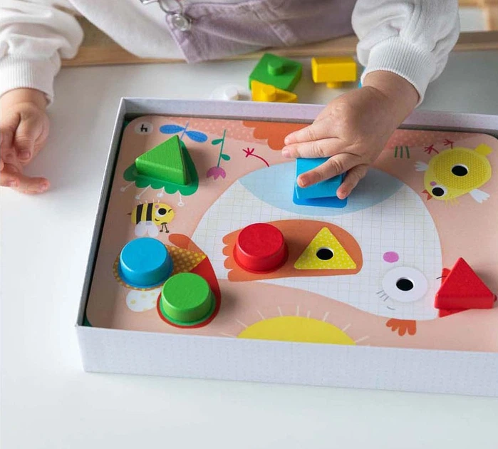 Zabawka edukacyjna Jumbo Goula Gra edukacyjna „Gra z kształtami” (59456) (8410446594568) - obraz 3