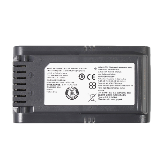Акумуляторна посилена батарея для пилососу Samsung VCA-SBT90/VT – батарея NL245 21.6V 4000mAh - зображення 3
