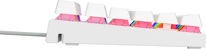 Клавіатура дротова Genesis Thor 303 TKL RGB Outemu Peach Silent White (NKG-2063) - зображення 5