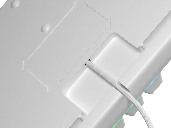 Клавіатура дротова Genesis Thor 303 TKL RGB Outemu Peach Silent White (NKG-2063) - зображення 8