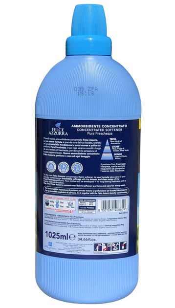 Кондиціонер для прання концентрат felce AZz.amm.conc.PURA41 прання 1025 мл. - зображення 2
