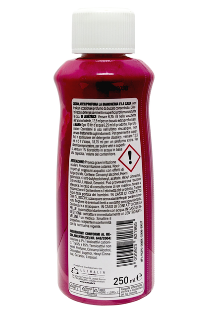 Ароматичний парфум для прання та миття підлог COCCOLATEVI profuma bucato paVIM 250 rosa - Фото 2 Ароматичний парфум для прання та миття підлог COCCOLATEVI profuma bucato paVIM 250 rosa - зображення 2
