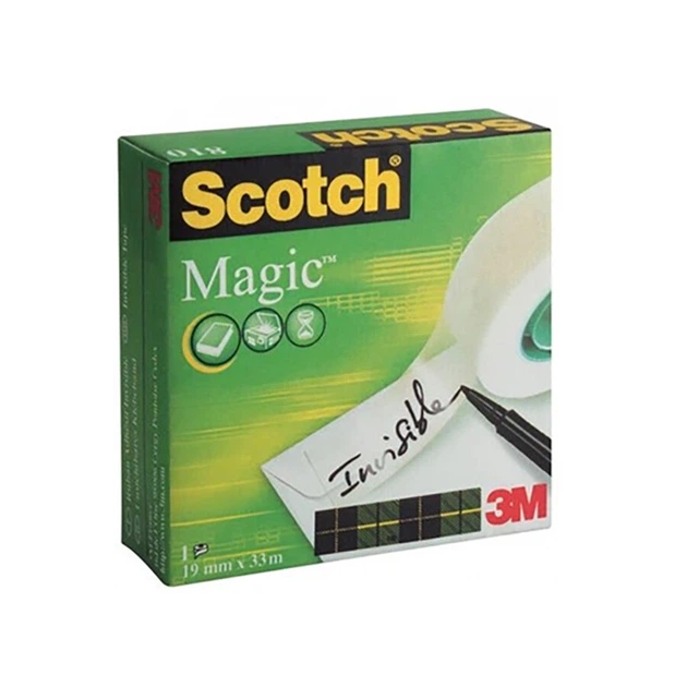 Лента клейкая 3M Magic 810 19 мм х 33 м (810-1933) - изображение 5
