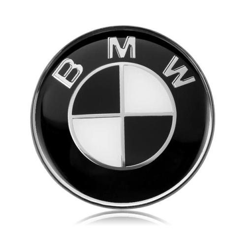 Ковпачок на диски BMW БМВ 56 мм 53 мм 36136850834 6850834 BMW-011 чорно-біла - зображення 3