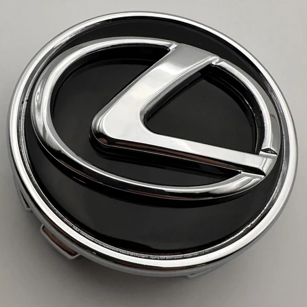 Колпачок на диски Lexus 4260330550 62 мм 56 мм черная хром лексус заглушка в диск - изображение 2