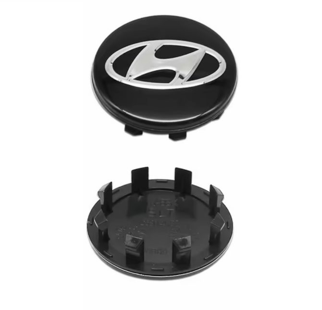 Колпачок Hyundai 58 мм 50 мм черные хюндай заглушка в диск Kia 529603W200 C5314k58 - Фото 2 Колпачок Hyundai 58 мм 50 мм черные хюндай заглушка в диск Kia 529603W200 C5314k58 - изображение 2