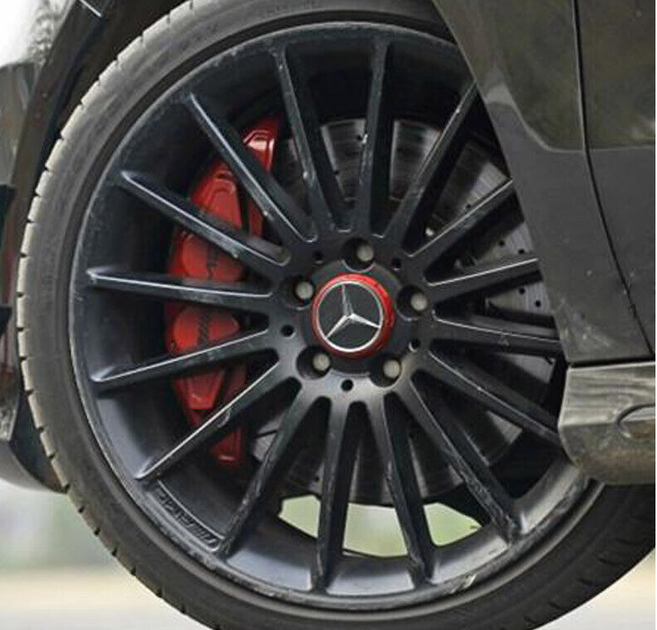 Ковпачок на литі диски Mercedes AMG 0004000900 75 мм 70 мм 14 мм графіт заглушка мерседес - зображення 5