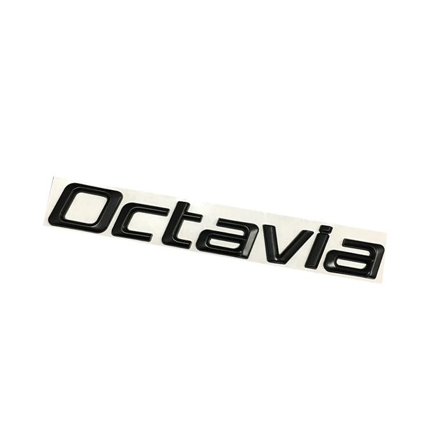 Шильдик логотип OCTAVIA А5 чорна октавія табличка (шкода) Skoda металева - зображення 4