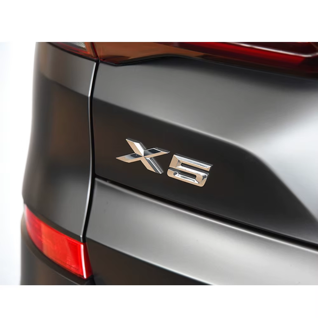 Емблема (наклейка, шильдик, логотип, літери) кришки багажника X5 BMW (БМВ) хром табличка 180 мм 30 мм - зображення 7
