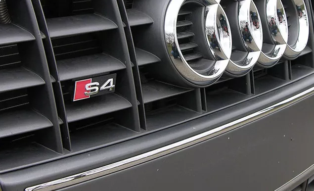 Audi s line эмблема значeк на решетку радиатора хром s4 табличка ауди слайн табличка - изображение 6