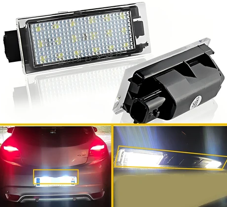 Підсвітка номера Renault Megane Clio Master рено меган Trafic Laguna Kadjar Koleos Kango Opel Movano Led опель 1 штука - зображення 8
