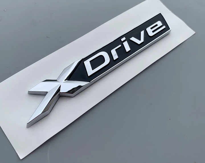 3D значок на багажник автомобиля, наклейка Xdrive, значок с логотипом Xdrive для BMW, эмблема металл - изображение 3