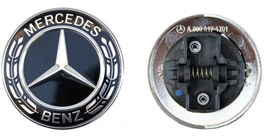 Знак на капот Mercedes-Benz емблема 57 мм на капот A2048170616 AL 8171701 (мерседес) - зображення 6