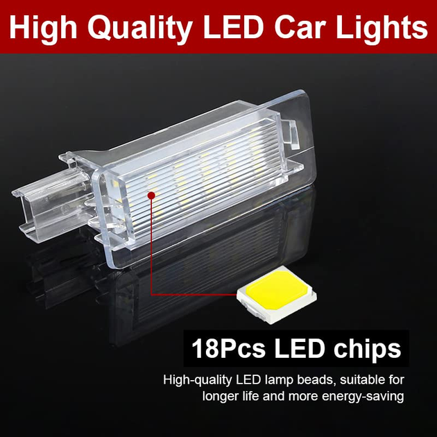 LED-підсвітка номера Renault Captur Kaptur Espace Scenic Latitude Laguna Zoe Dacia Duster рено дача Logan 1 штука - зображення 2