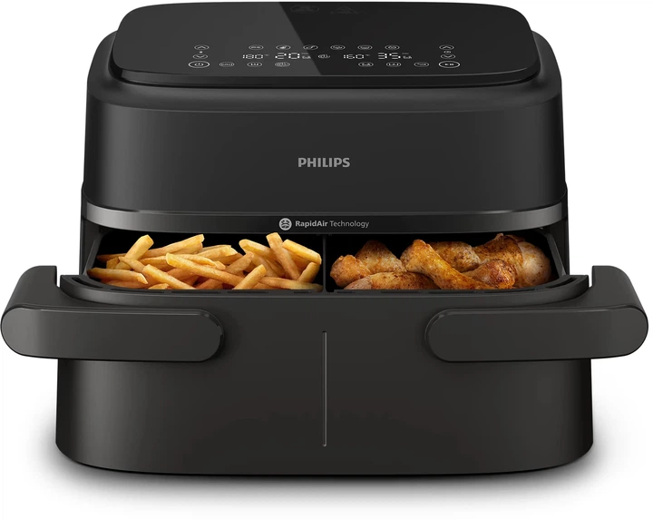 Мультипечь PHILIPS Ovi Dual NA150/00 с двумя корзинами - изображение 17