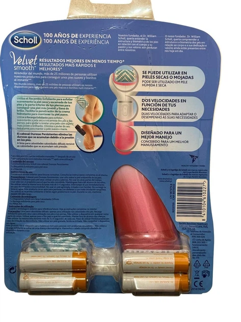 Електрична пилка для п'ят Scholl Velvet Smooth - зображення 2
