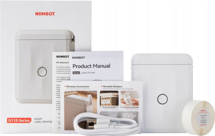 Drukarka etykiet Niimbot D110_M White - obraz 8