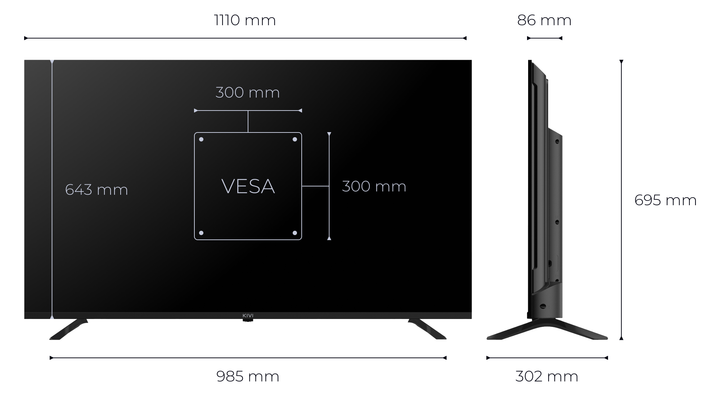 Телевизор KIVI 50U800KB - Фото 9 Телевизор KIVI 50U800KB - изображение 9