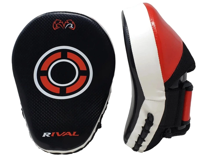 Лапи RIVAL Fitness Plus Punch Mitts один розмір чорний/червоний (5976) - изображение 2