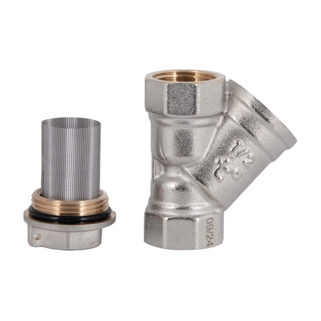 Фільтр грубої очистки Thermo Alliance Standart 1/2"ВВ нікель для води косий TAS124W15 - зображення 6