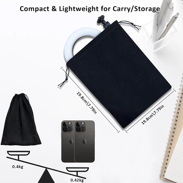 Кольцо настольное освещение с телескопической подставкой hello light - изображение 2