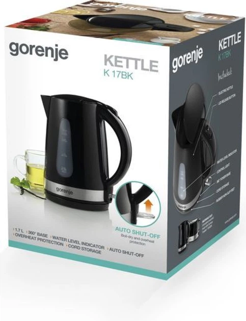Электрочайник Gorenje K17BK - изображение 7