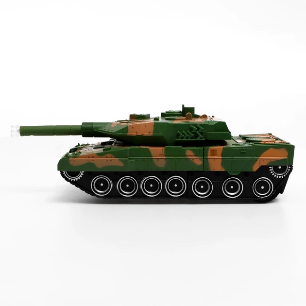 Танк трансформер на радиоуправлении AToys Battle-Robot 1:18 световые, звуковые эффекты Зеленый - Фото 6 Танк трансформер на радиоуправлении AToys Battle-Robot 1:18 световые, звуковые эффекты Зеленый - изображение 6