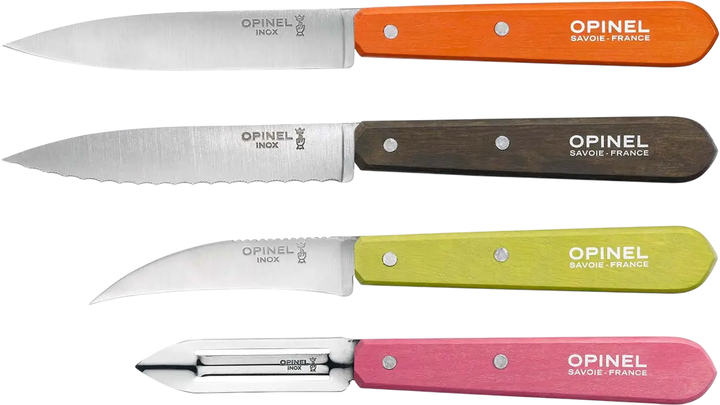 Набір кухонних ножів Opinel Les Essentiels 50's 4 предмети (2046349) - Фото 1 Набір кухонних ножів Opinel Les Essentiels 50's 4 предмети (2046349) - зображення 1