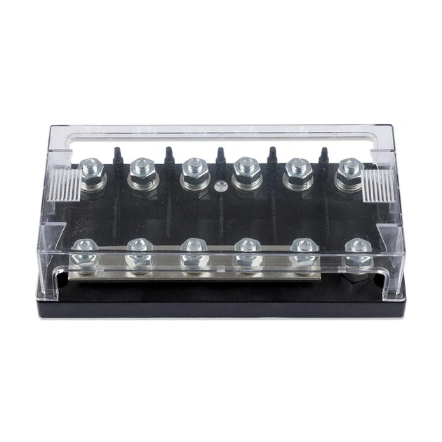 Крепление для плавкого предохранителя MEGA-fuse Victron Energy Fuse holder 6-way for MEGA-fuse (99-00021077) - Фото 8 Крепление для плавкого предохранителя MEGA-fuse Victron Energy Fuse holder 6-way for MEGA-fuse (99-00021077) - изображение 8