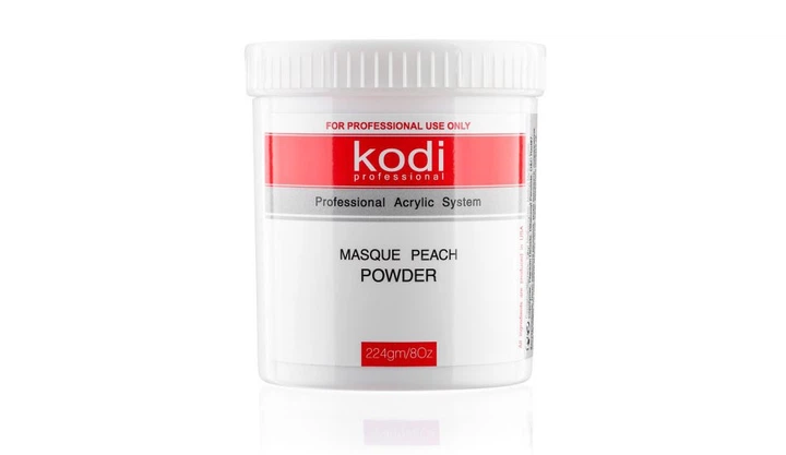 Kodi Professional Masque Peach Powder (матирующая акриловая пудра, персик), 224гр - Фото 1 Kodi Professional Masque Peach Powder (матирующая акриловая пудра, персик), 224гр - изображение 1