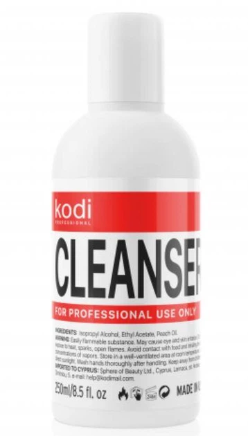 Жидкость для снятия липкого слоя Cleanser Kodi Professional, 250 мл - изображение 3
