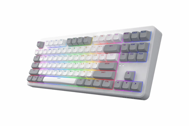 Ігрова клавіатура HATOR Rockfall 3 Mecha TKL wireless orange White (HTK851UA) - Фото 3 Ігрова клавіатура HATOR Rockfall 3 Mecha TKL wireless orange White (HTK851UA) - зображення 3