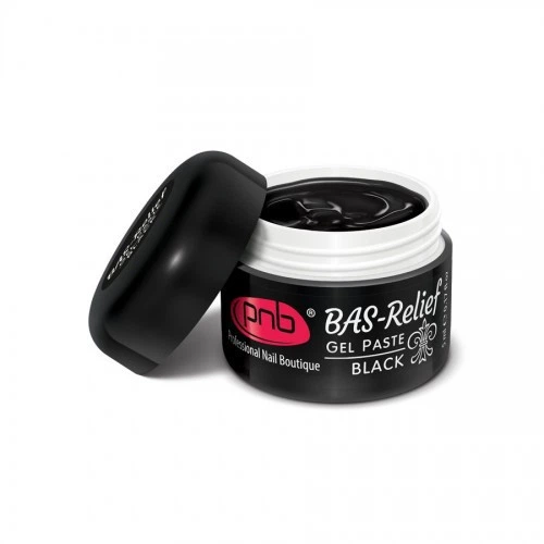 Гель-паста PNB BAS-Relief Gel Paste Black/Черная, 5 мл - Фото 1 Гель-паста PNB BAS-Relief Gel Paste Black/Черная, 5 мл - изображение 1