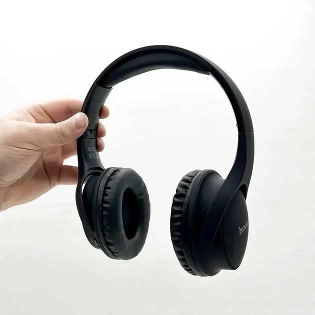 Беспроводные наушники Bluetooth 5.3 с активным шумоподавлением для телефона Hoco W40 черные 200 мАч - изображение 8