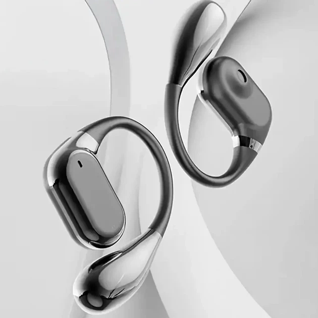 Бездротові Bluetooth навушники з мікрофоном та кейсом 150 мВт чорні Q11 для прослуховування музики та спілкування - зображення 3