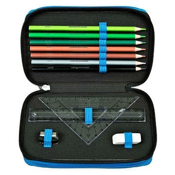 Piórnik Super Mario 2760466 z trzema przegródkami 19 x 12 x 7 cm (4043946319412) - obraz 3