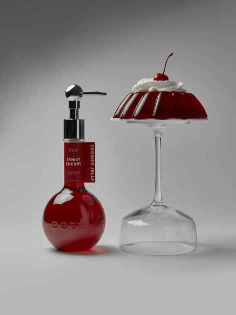 Гель-желе парфумований для душу з маслом вишневих кісточок Dott Smoky Cherry Body Scrub 350 мл - Фото 4 Гель-желе парфумований для душу з маслом вишневих кісточок Dott Smoky Cherry Body Scrub 350 мл - зображення 4