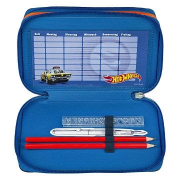 Piórnik Hot Wheels 2760232 z trzema przegródkami 19 x 12 x 7 cm (4043946306597) - obraz 4