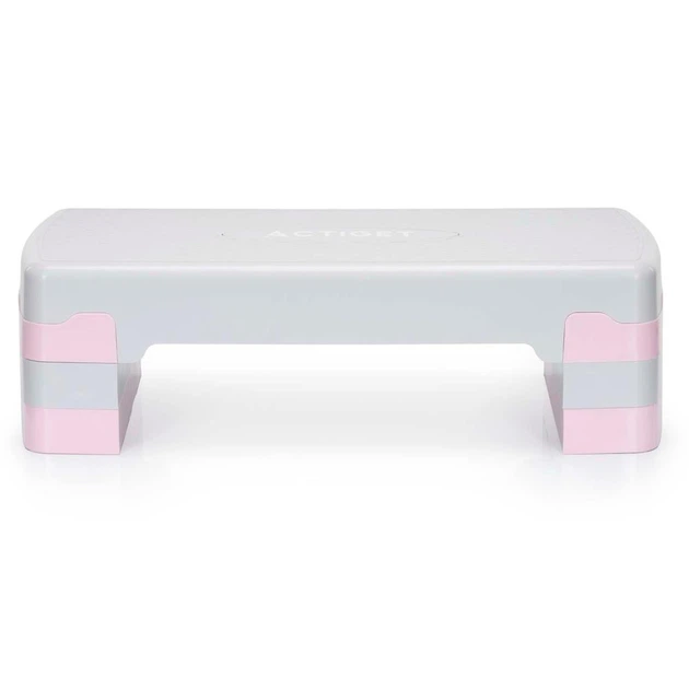 Степ для аеробіки Actiget Сіро-рожевий ACT0040 (5908455308571) - зображення 2