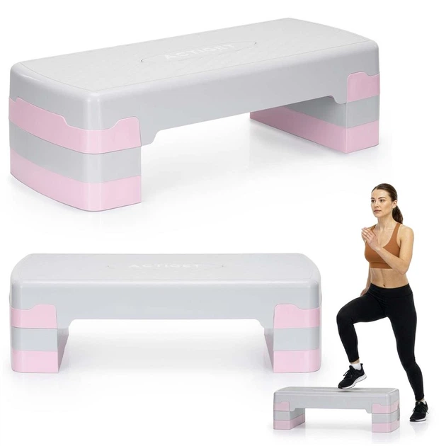 Степ для аеробіки Actiget Сіро-рожевий ACT0040 (5908455308571) - зображення 6