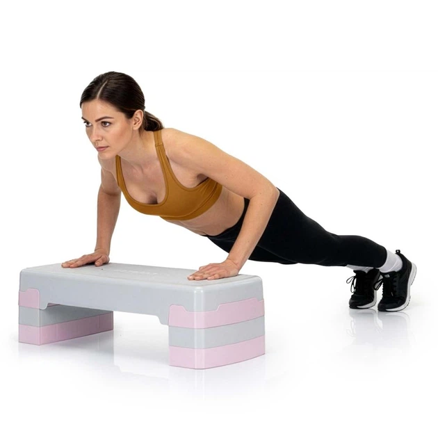 Степ для аеробіки Actiget Сіро-рожевий ACT0040 (5908455308571) - зображення 15