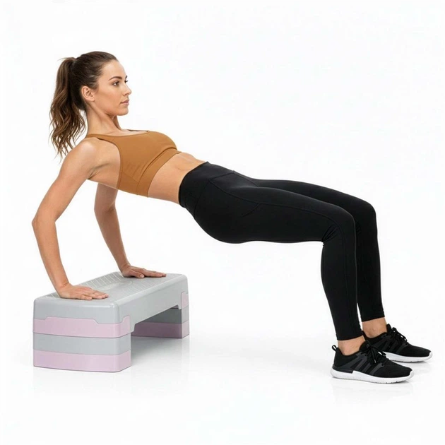 Степ для аеробіки Actiget Сіро-рожевий ACT0040 (5908455308571) - зображення 17