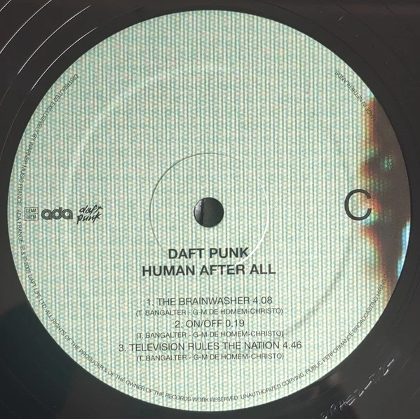 Daft Punk - Human After All (2 пластинки, Альбом, Переиздание) - изображение 7