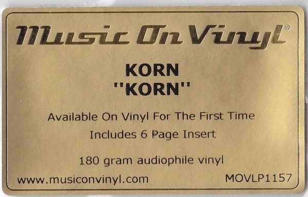 Korn - Korn (2 пластинки, 180 грамм, Альбом, Переиздание) - изображение 15
