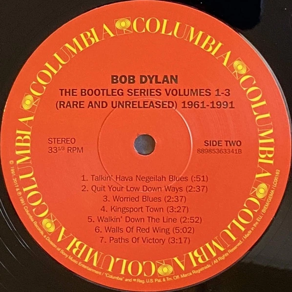 Bob Dylan - The Bootleg Series Volumes 1 - 3 [Rare & Unreleased] 1961-1991 (5 пластинок, Сборник, Переиздание) - изображение 14